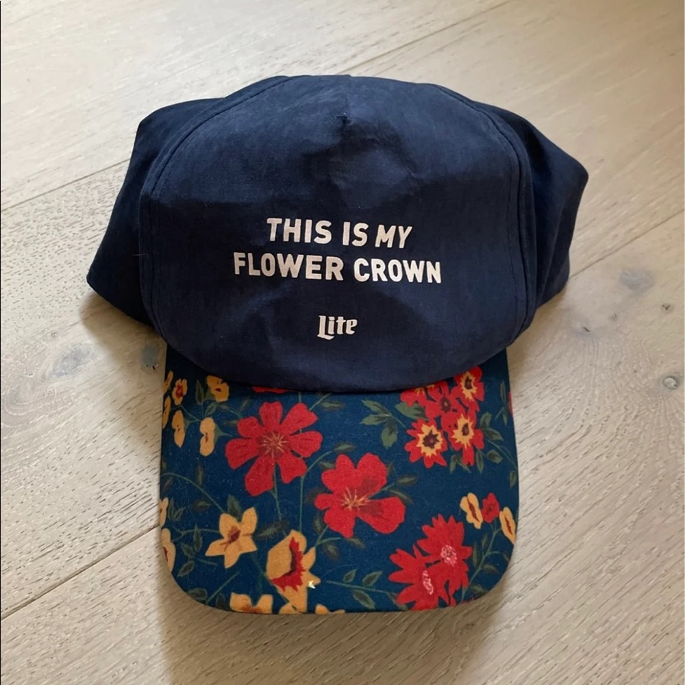 Baseball Hat | Miller Lite "Flower Crown